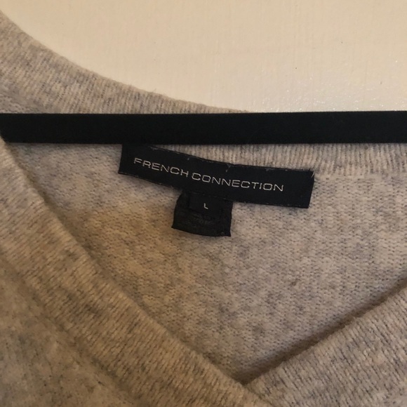 French Connection Oversized Gray Sweater - L - Picture 3 of 4